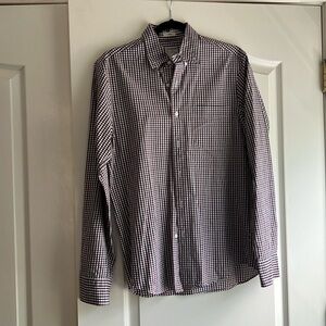 J crew button down collar long sleeve shirt